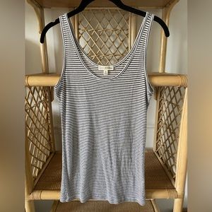 Black & White Striped Tank